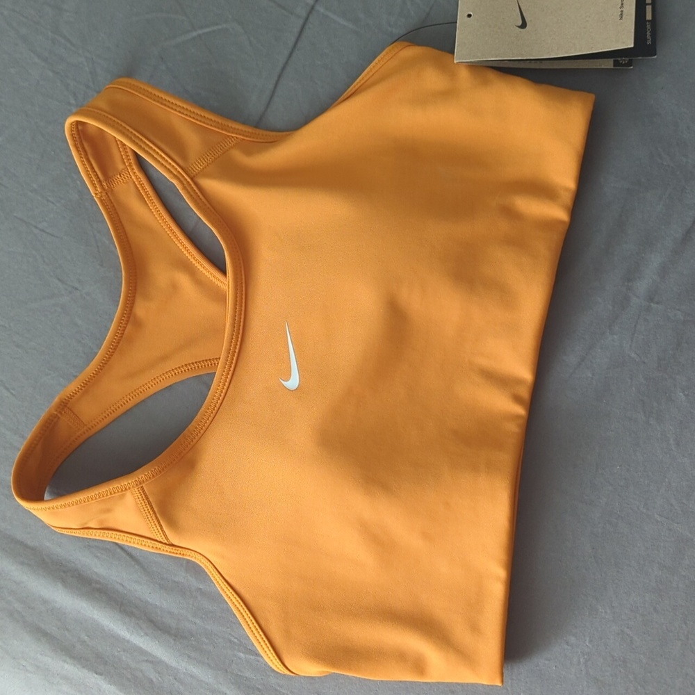 Nike Sports Bra, Yellow, Medium